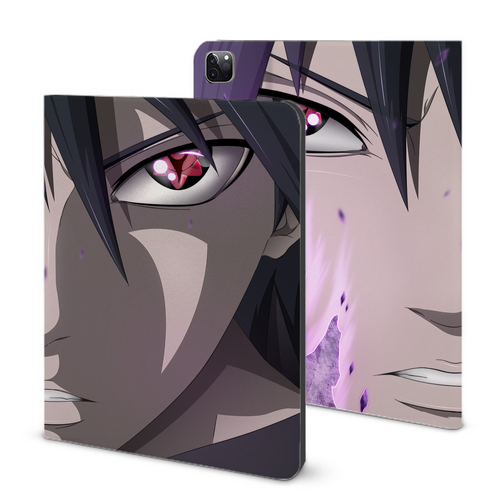 （画像用） NARUTO -ナルト- NARUTO -ナルト- 疾風伝 IPad ケース ブック型 PUレザー TPU 耐衝撃 軽量 薄型 ペン収納なし 全面保護 IPad 各モデル対応
